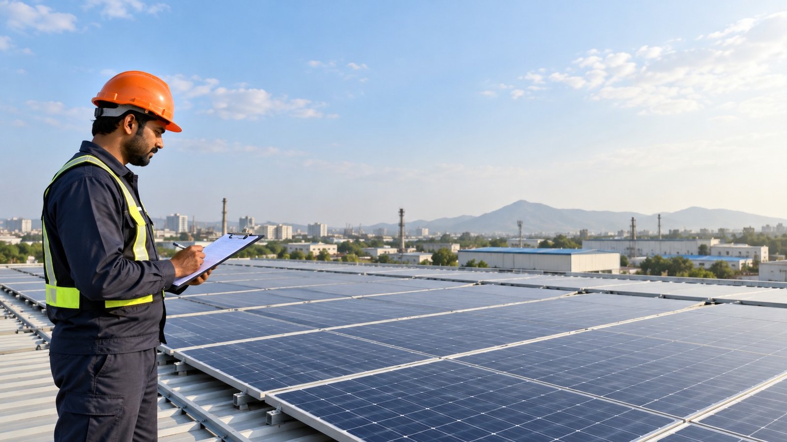 Solar installation project for Manohar Engineering